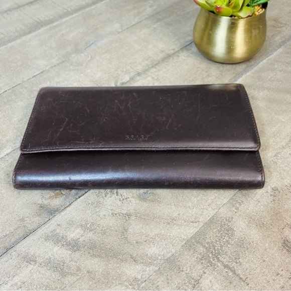 Coach Vintage Leather wallet smooth brown leather trifold - Picture 5 of 10